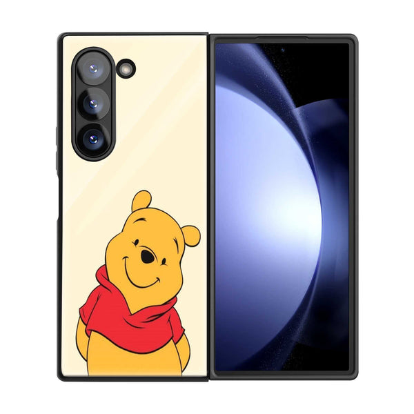 Pooh Bear Samsung Z Fold Glass Case