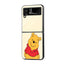 Pooh Bear Samsung Z Flip Glass Case