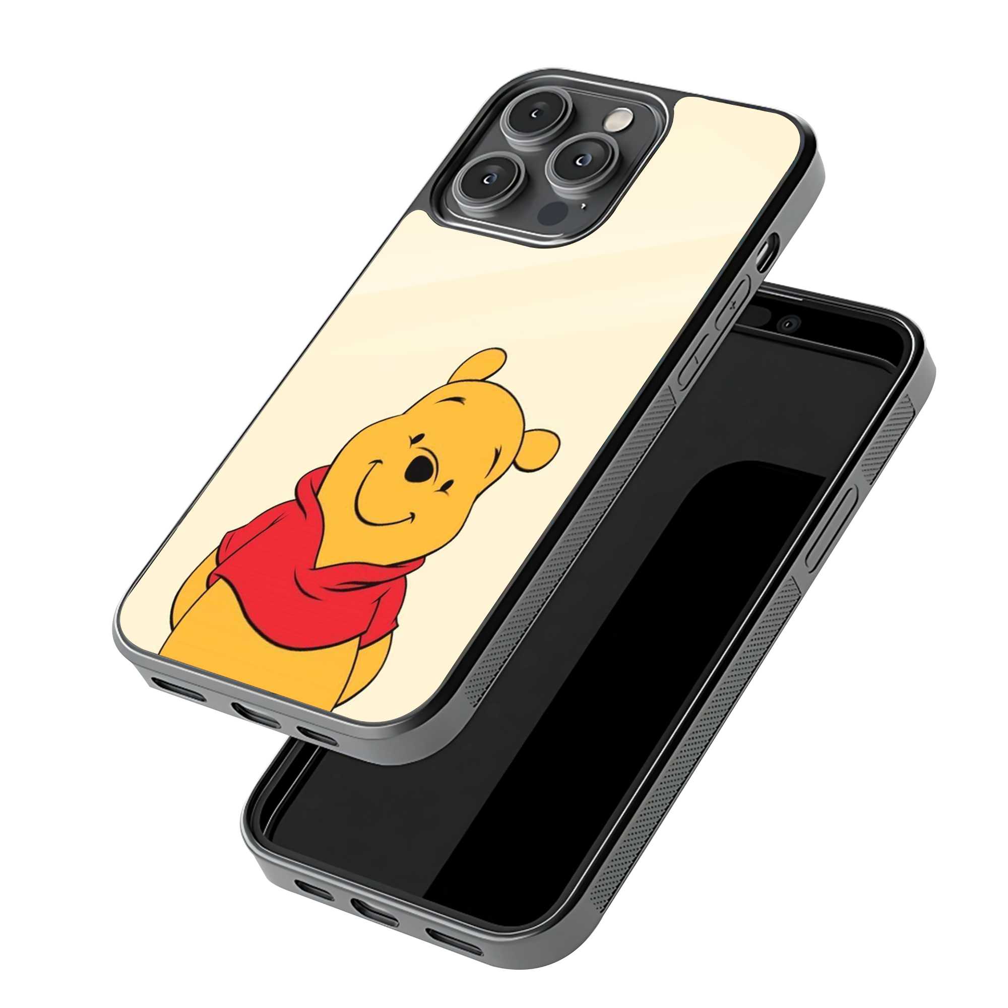 Pooh Bear Glass Case