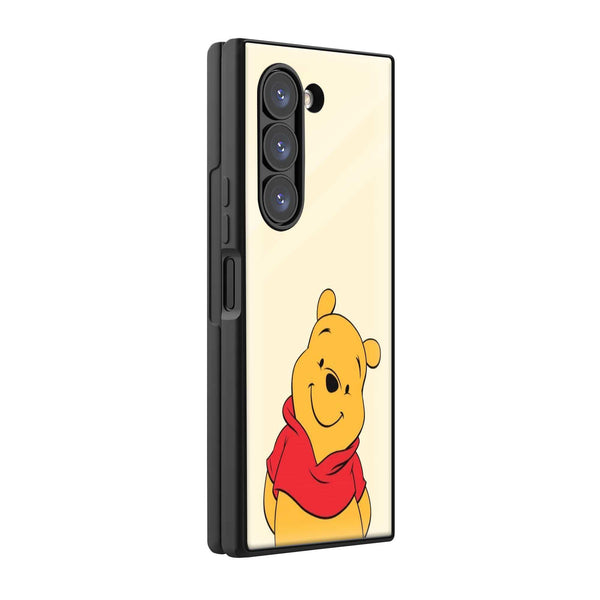 Pooh Bear Samsung Z Fold Glass Case
