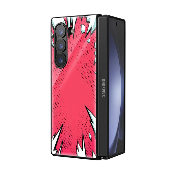 Pop Blast Samsung Z Fold Glass Case