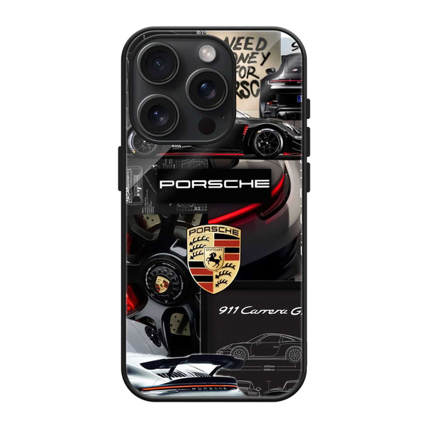 Porsche Dream Garage Glass Case