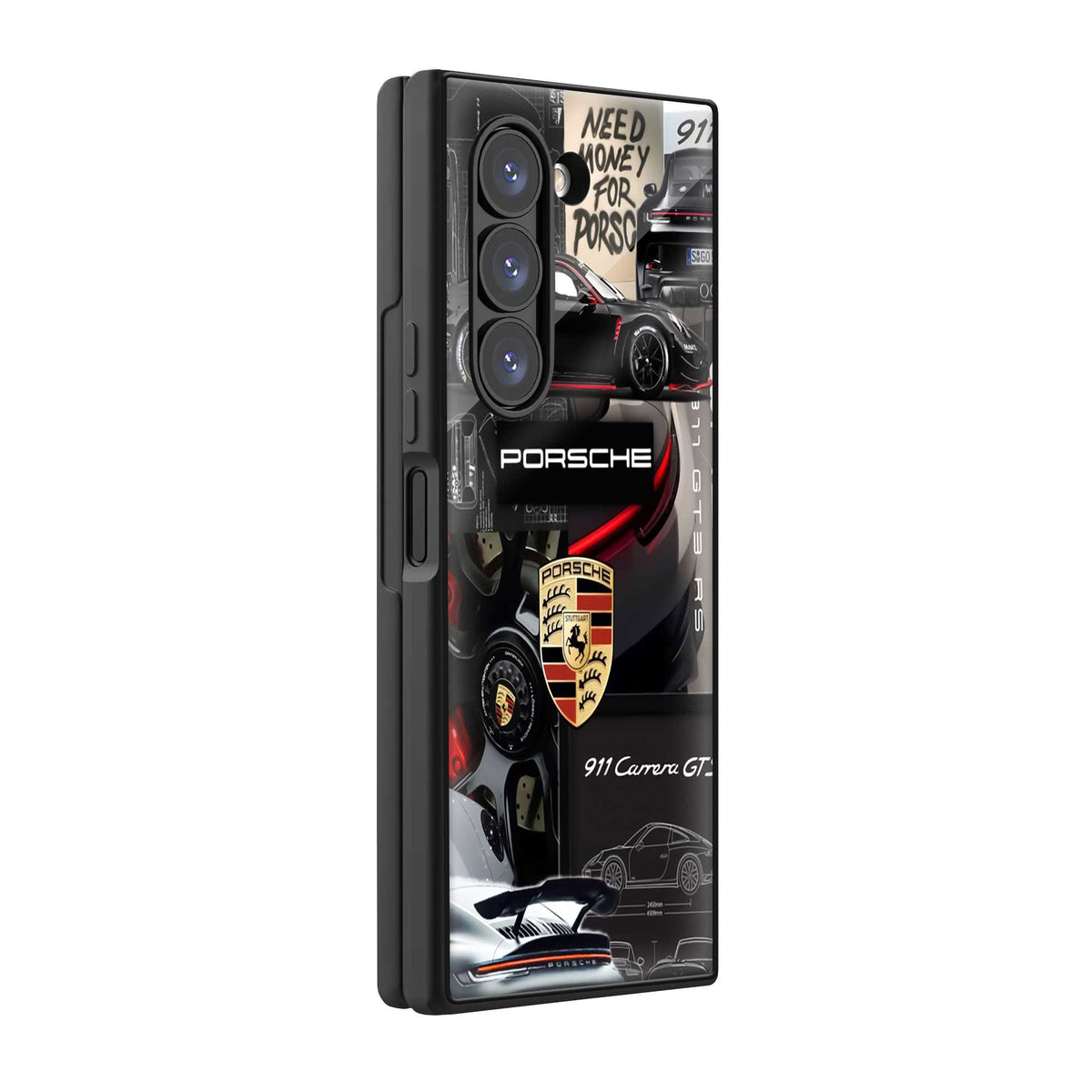 Porsche Dream Garage Samsung Z Fold Glass Case Main image