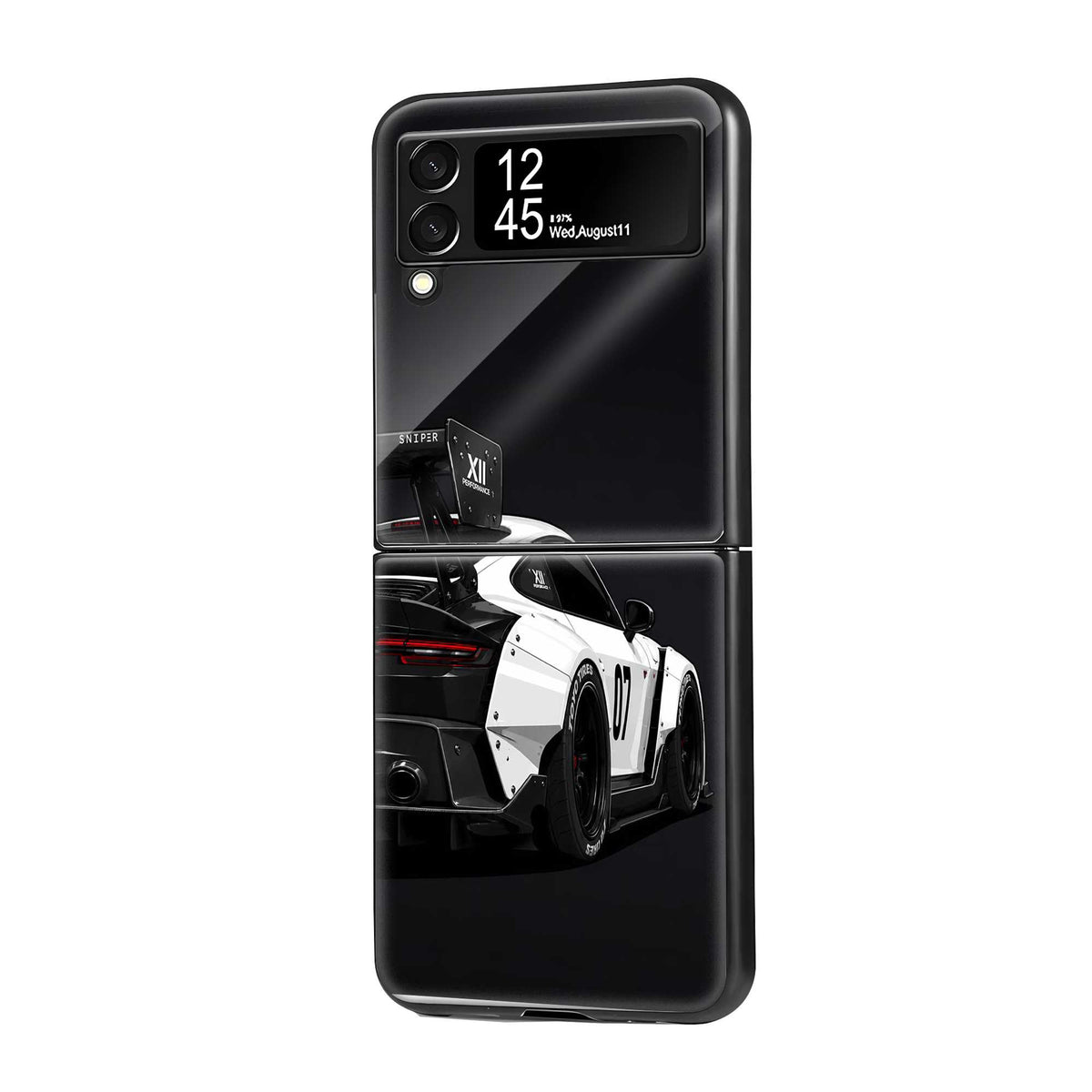 Porsche GT3 Racing Samsung Z Flip Glass Case