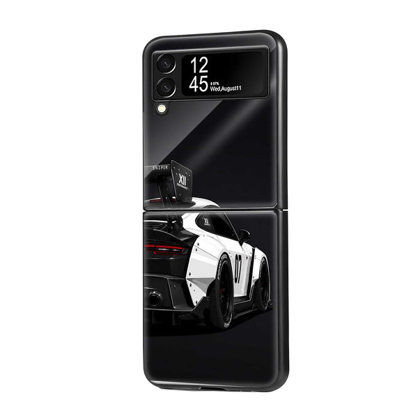 Porsche GT3 Racing Samsung Z Flip Glass Case