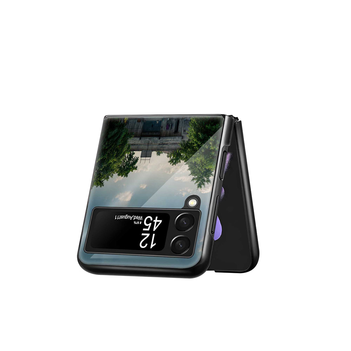 Porsche Heritage Samsung Z Flip Glass Case