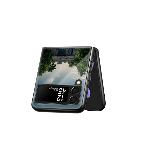 Porsche Heritage Samsung Z Flip Glass Case
