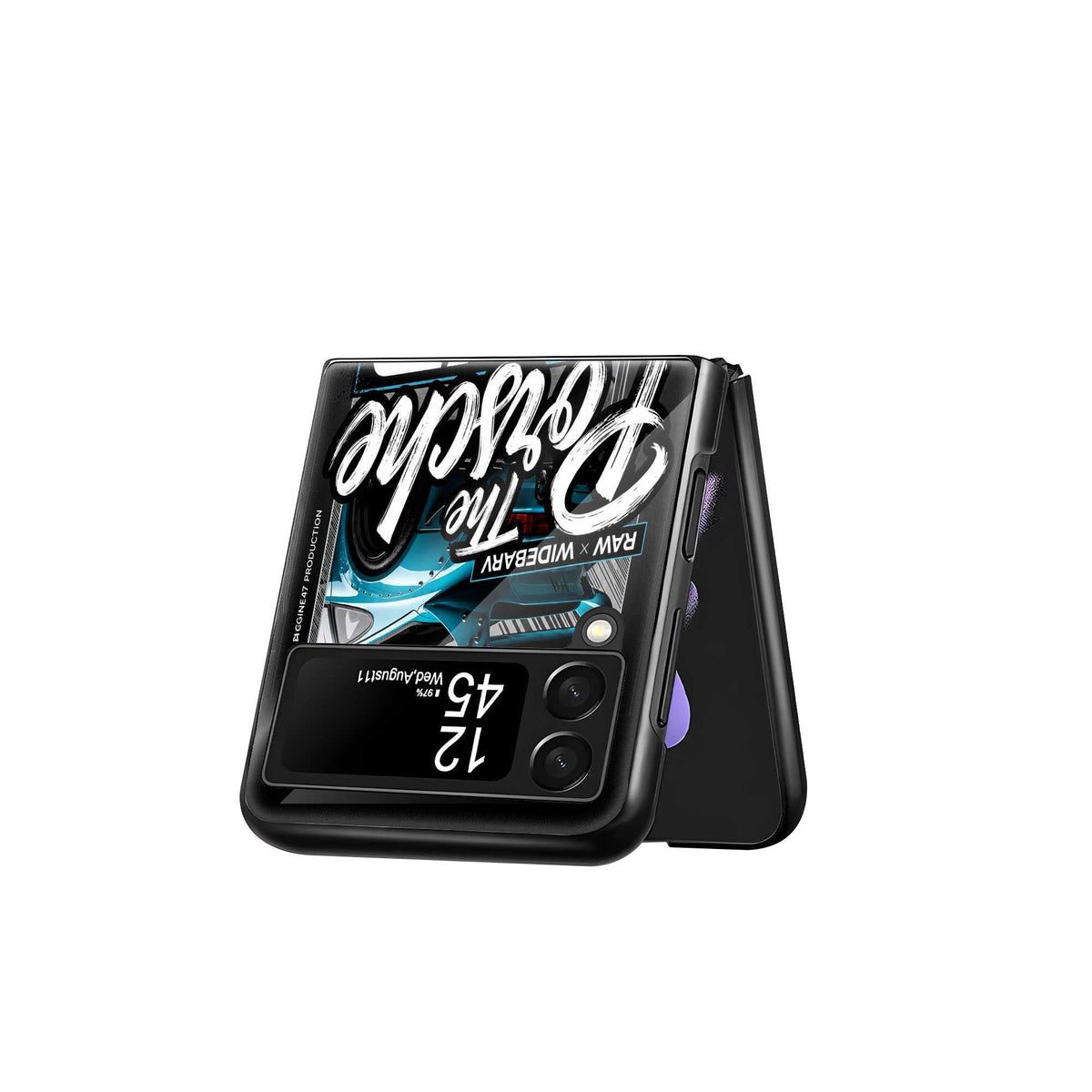 Porsche RWB Samsung Z Flip Glass Case