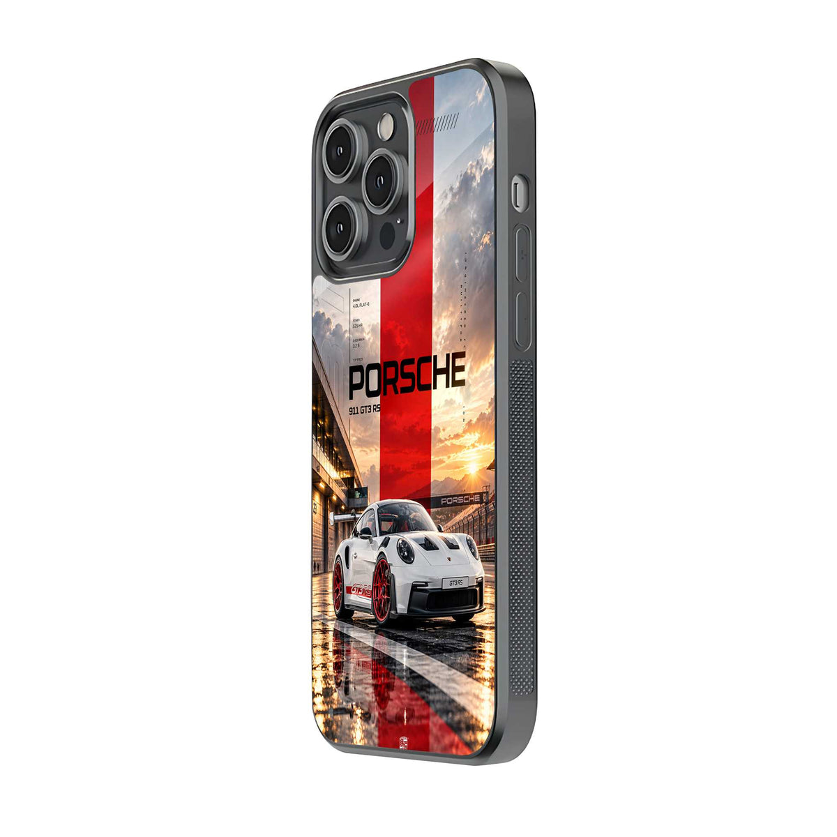 Porsche Redline Beast Glass Case