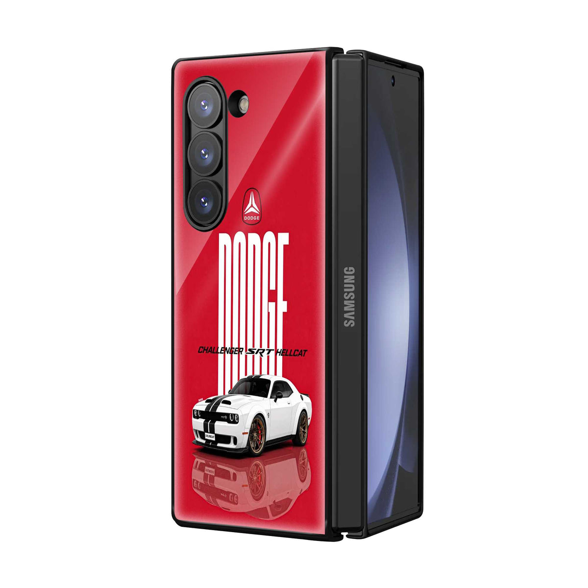 Porsche Rouge Edition Samsung Z Fold Glass Case