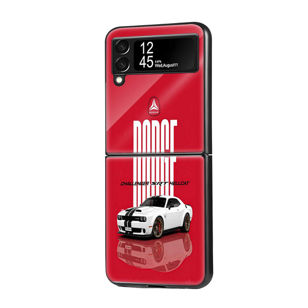 Porsche Rouge Edition Samsung Z Flip Glass Case