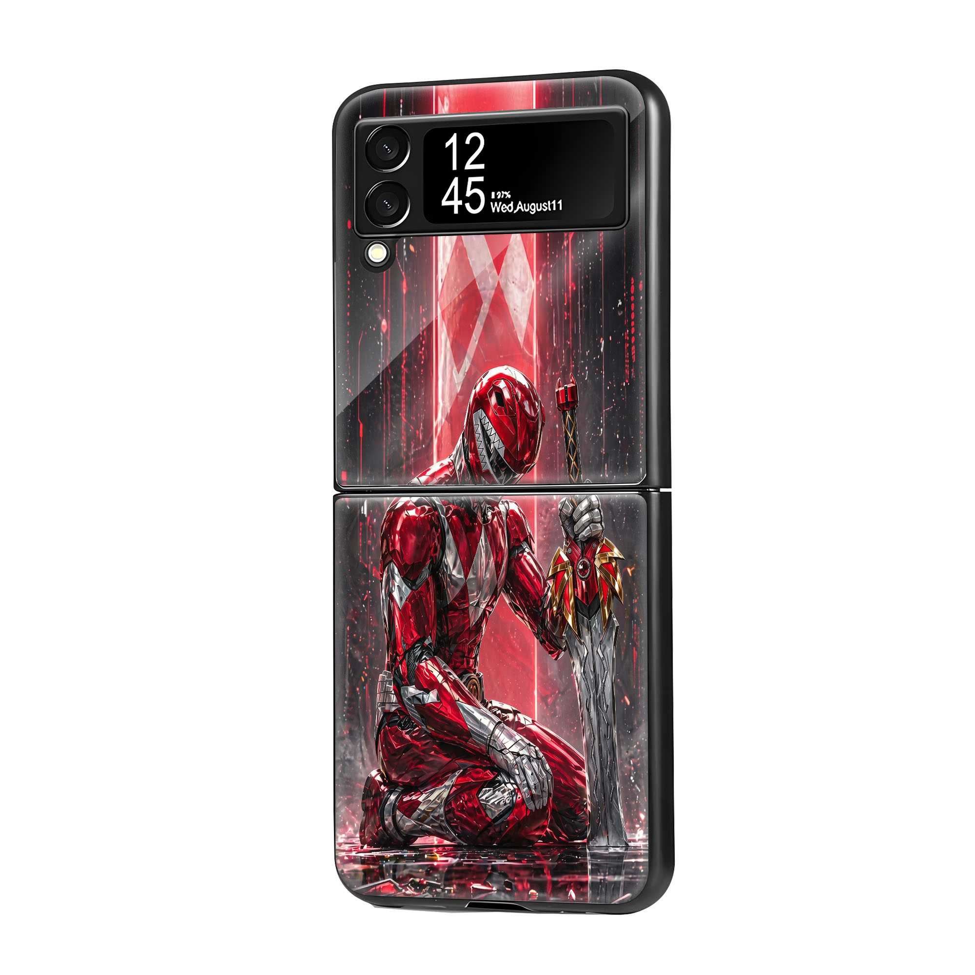 Power Ranger Samsung Z Flip Glass Case