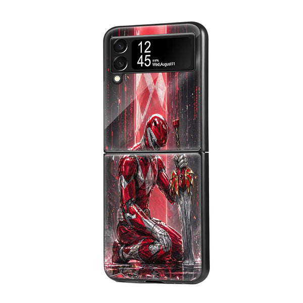Power Ranger Samsung Z Flip Glass Case