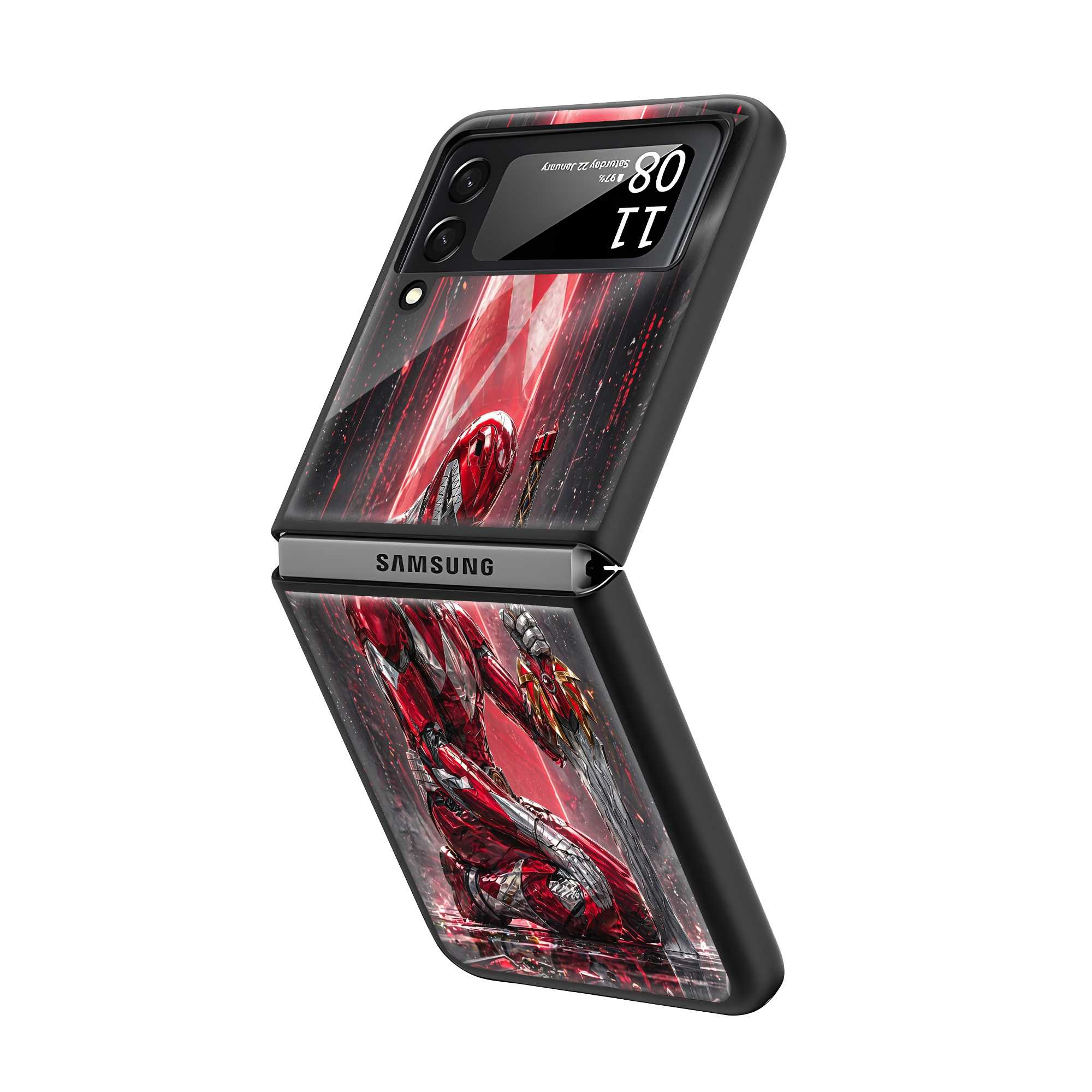 Power Ranger Samsung Z Flip Glass Case