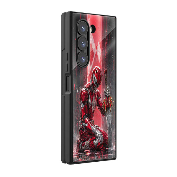 Power Ranger Samsung Z Fold Glass Case