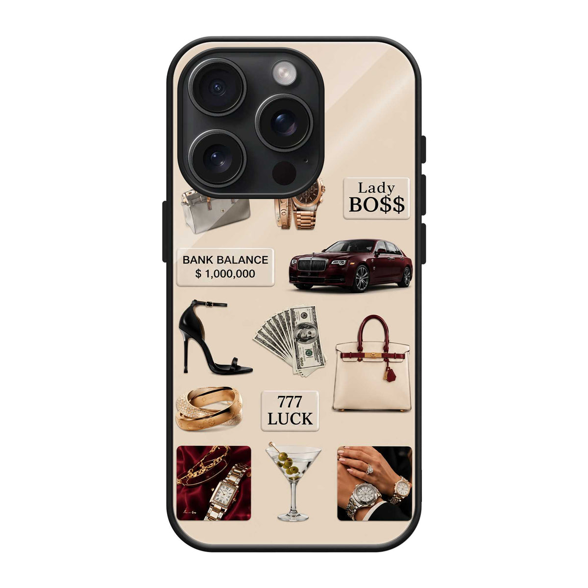 Power Woman Glass Case