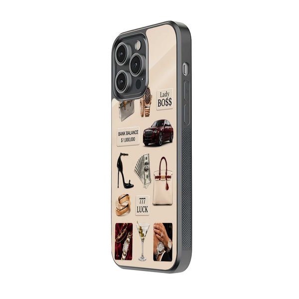 Power Woman Glass Case