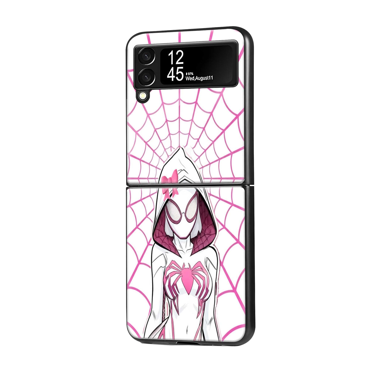 Pretty Web Samsung Z Flip Glass Case