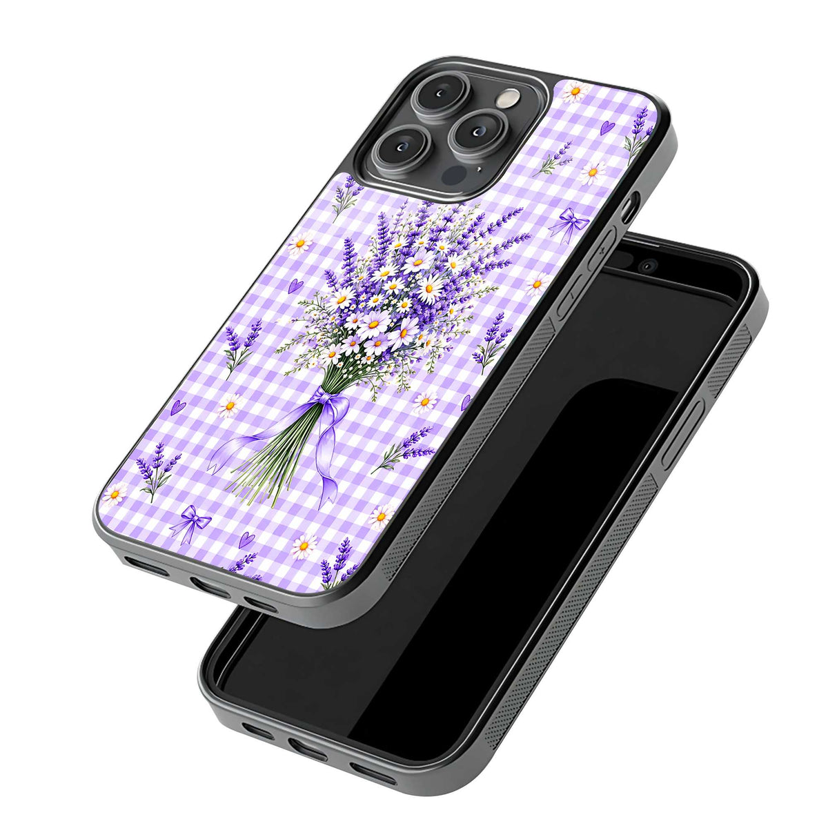 Purple Meadow Glass Case
