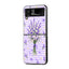 Purple Meadow Samsung Z Flip Glass Case