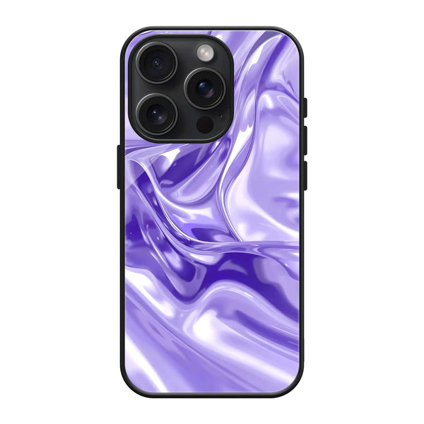 Purple Silk Glass Case