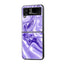 Purple Silk Samsung Z Flip Glass Case