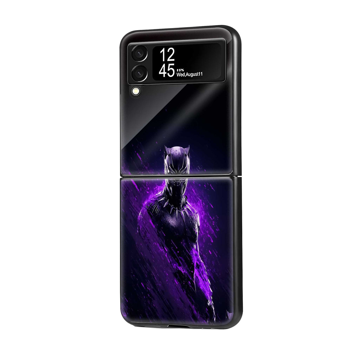 Purple Vengeance Samsung Z Flip Glass Case