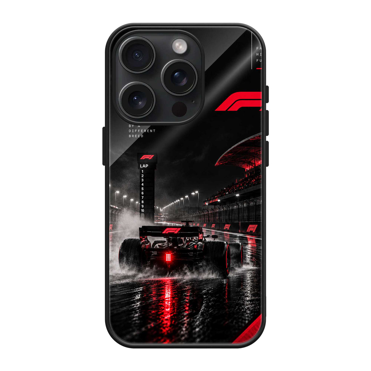 Race After Dark Glass Case
