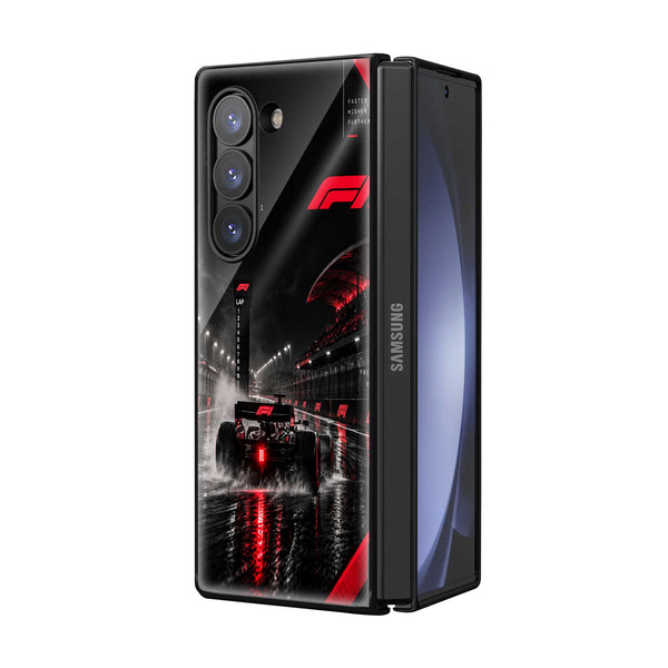 Race After Dark Samsung Z Fold Glass Case