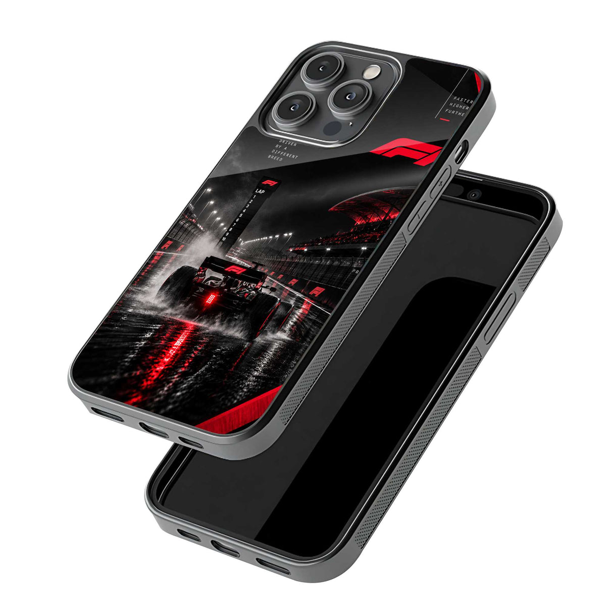 Race After Dark Glass Case