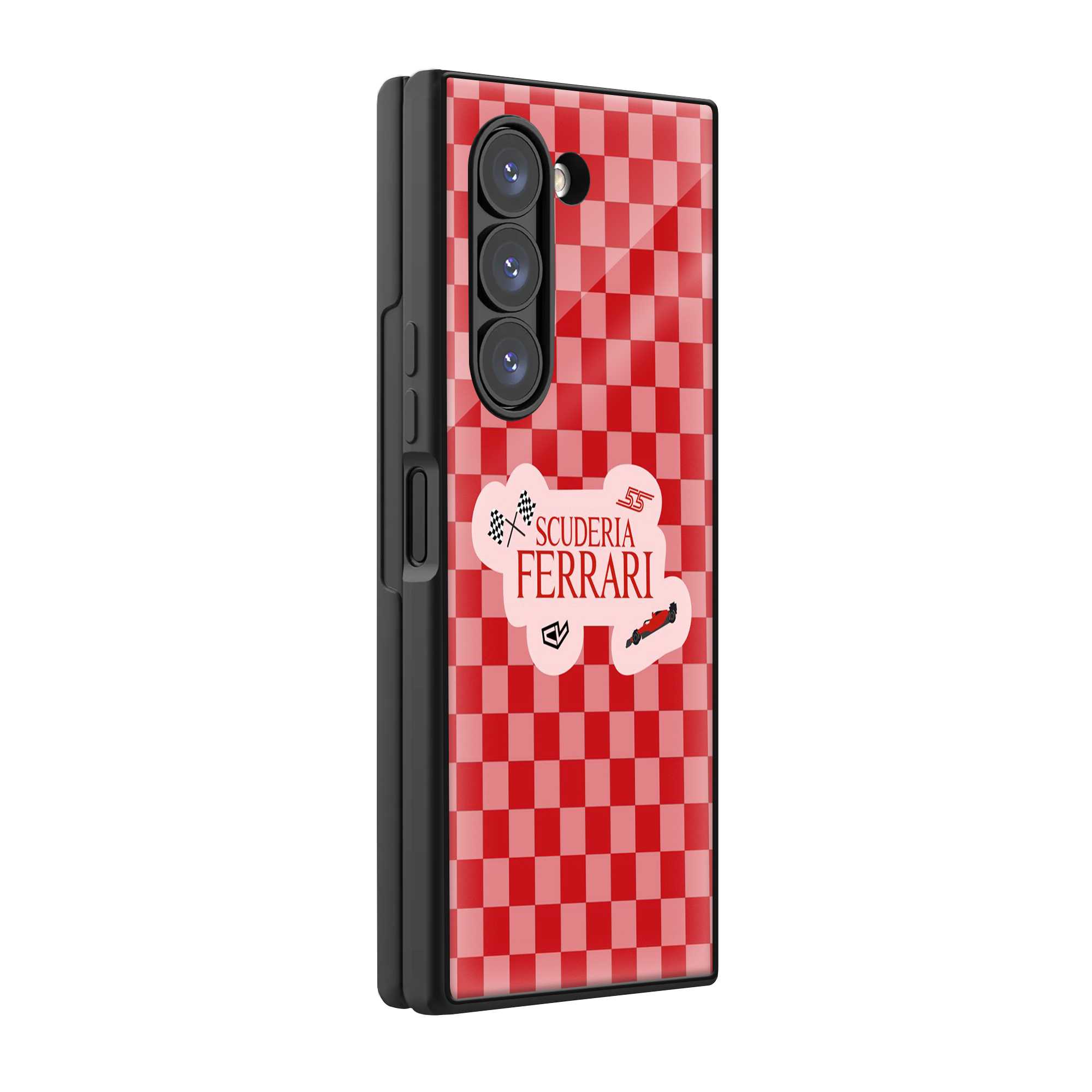 Race Day Samsung Z Fold Glass Case