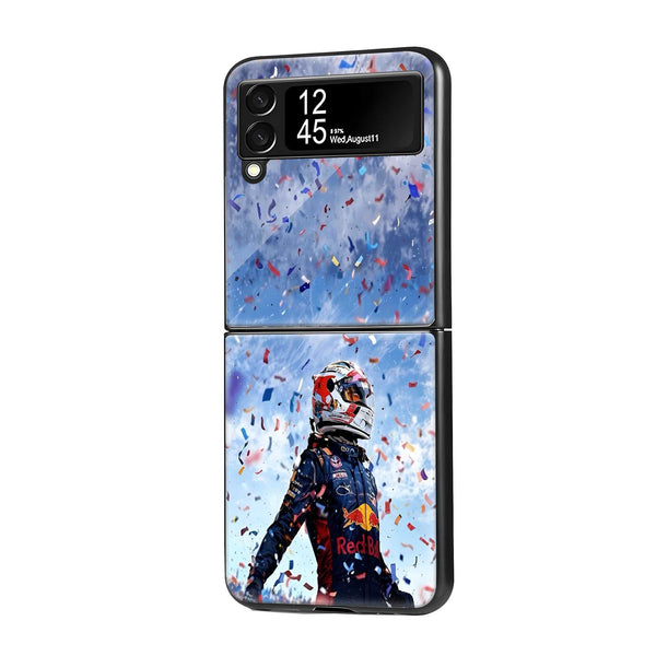 Race King Samsung Z Flip Glass Case