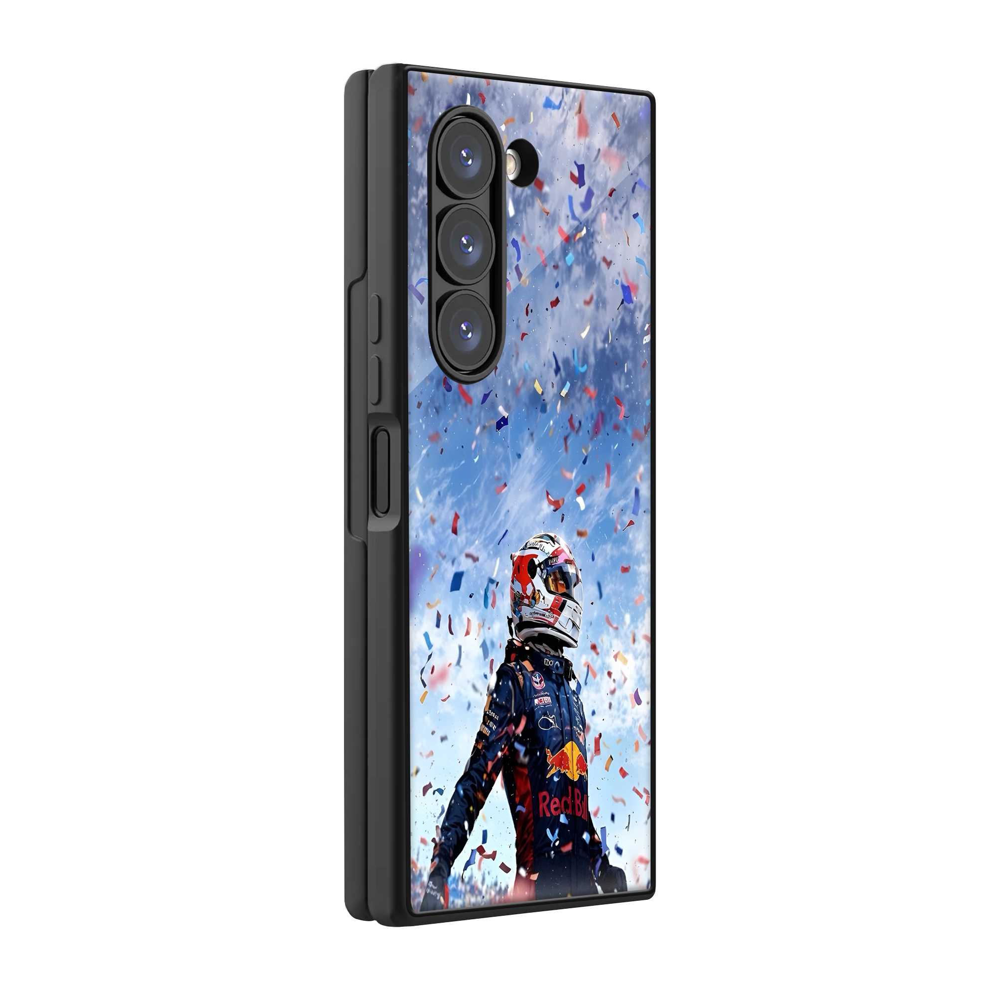 Race King Samsung Z Fold Glass Case