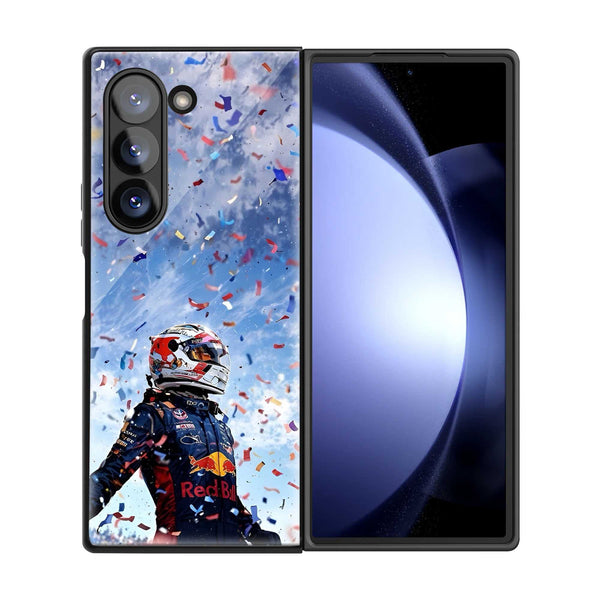 Race King Samsung Z Fold Glass Case