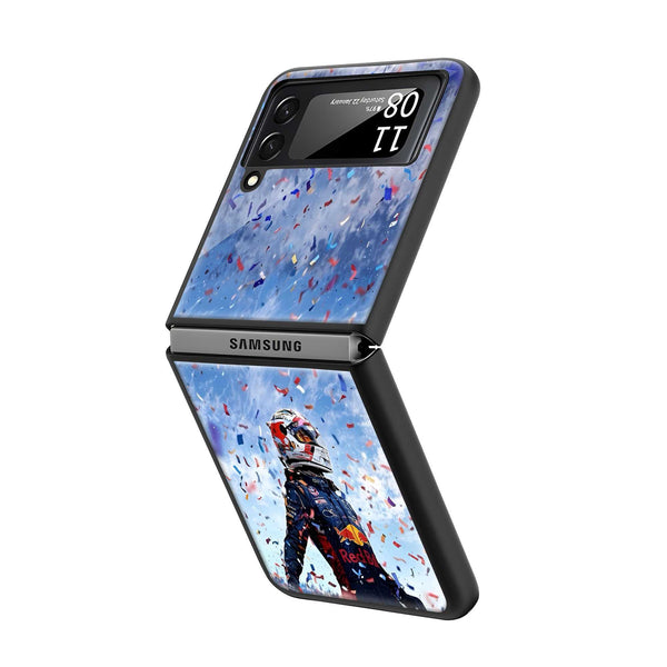 Race King Samsung Z Flip Glass Case
