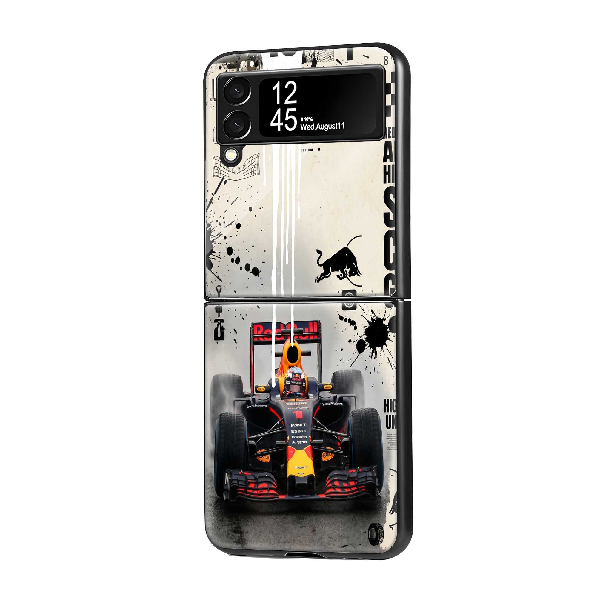 Race Mode ON Samsung Z Flip Glass Case