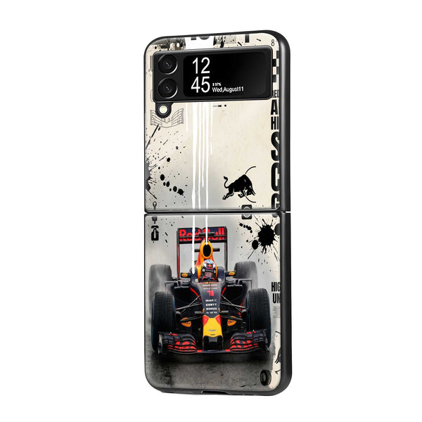 Race Mode ON Samsung Z Flip Glass Case