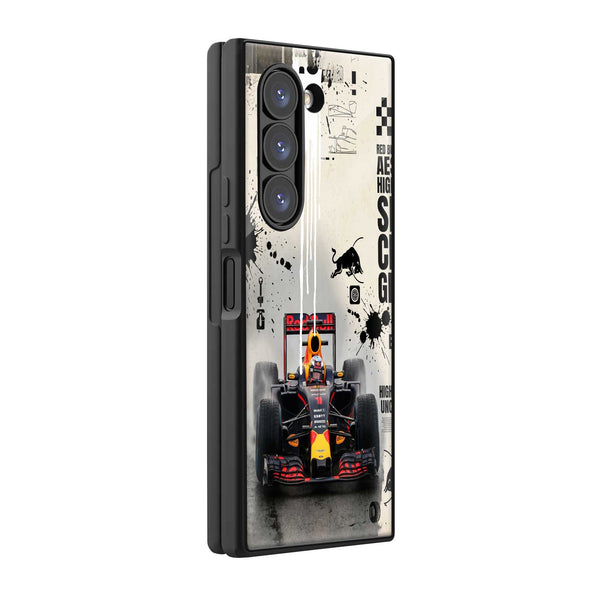 Race Mode ON Samsung Z Fold Glass Case