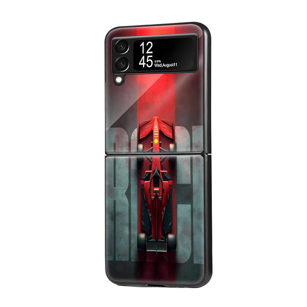 Racecraft Samsung Z Flip Glass Case