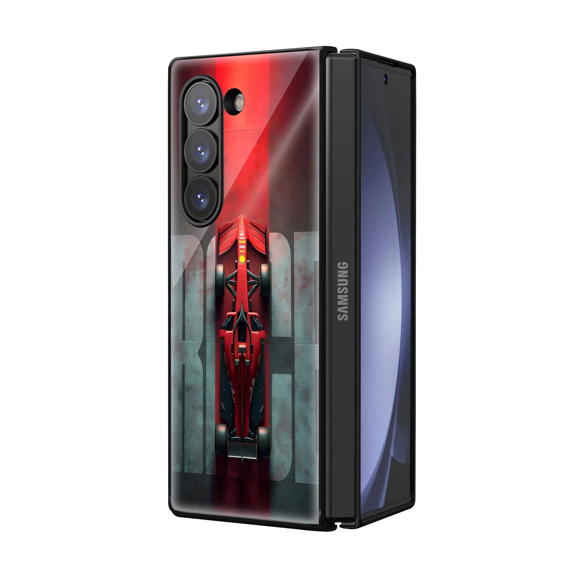 Racecraft Samsung Z Fold Glass Case