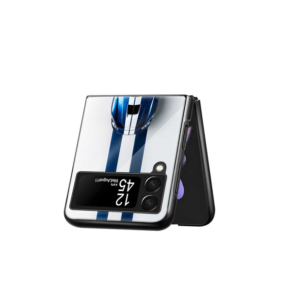 Racing Pulse Samsung Z Flip Glass Case