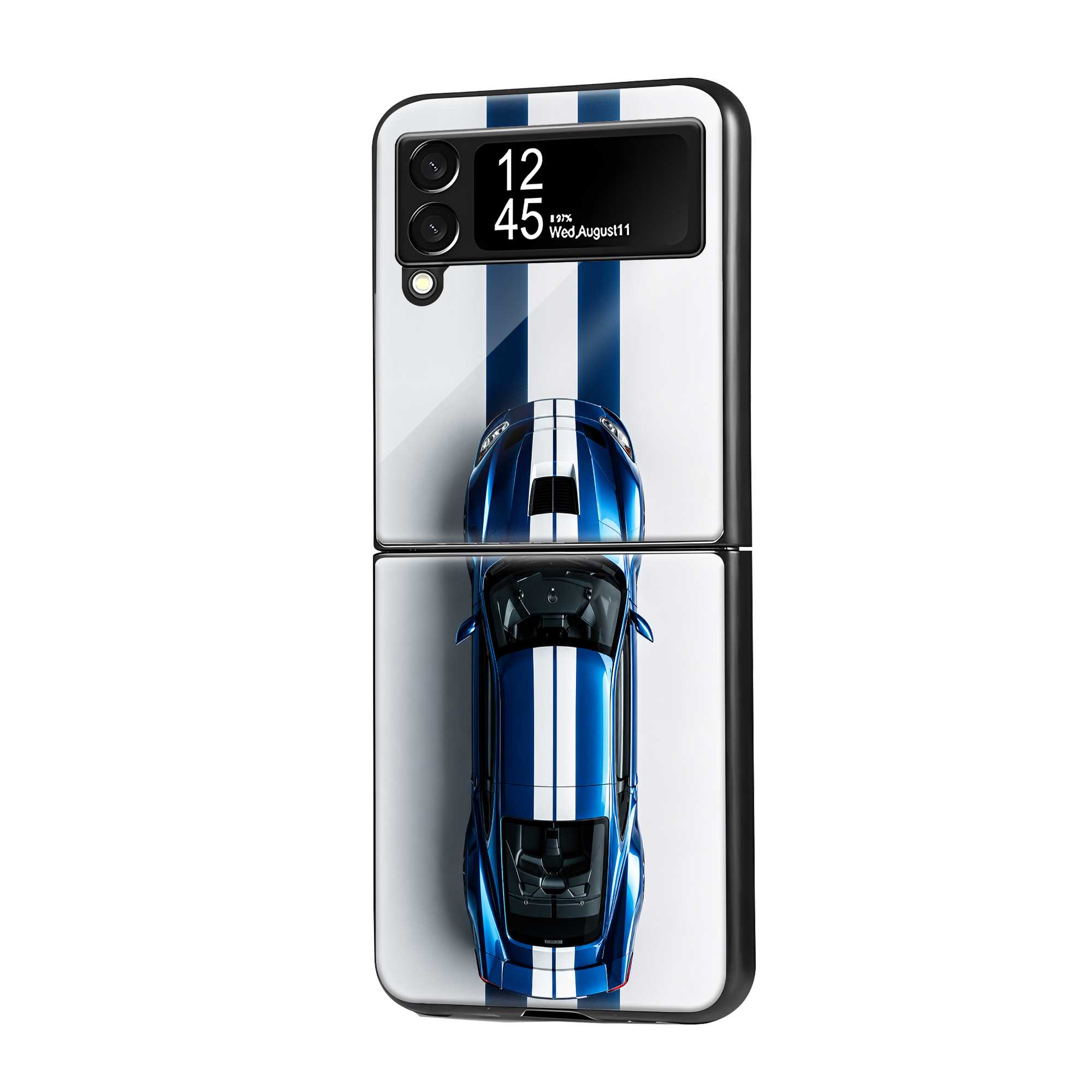Racing Pulse Samsung Z Flip Glass Case
