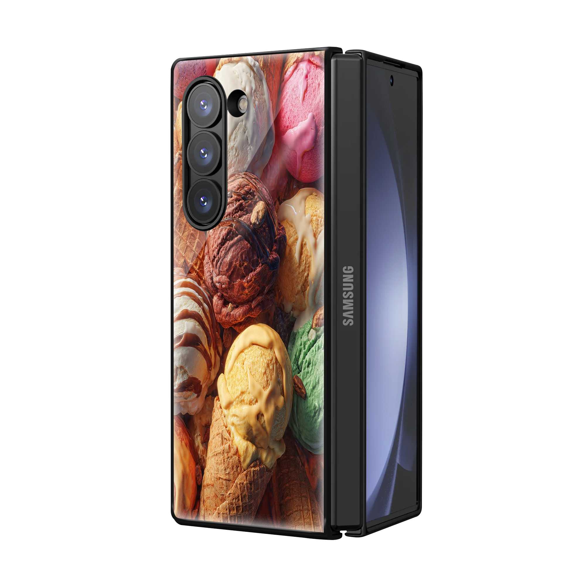 Rainbow Treats Samsung Z Fold Glass Case