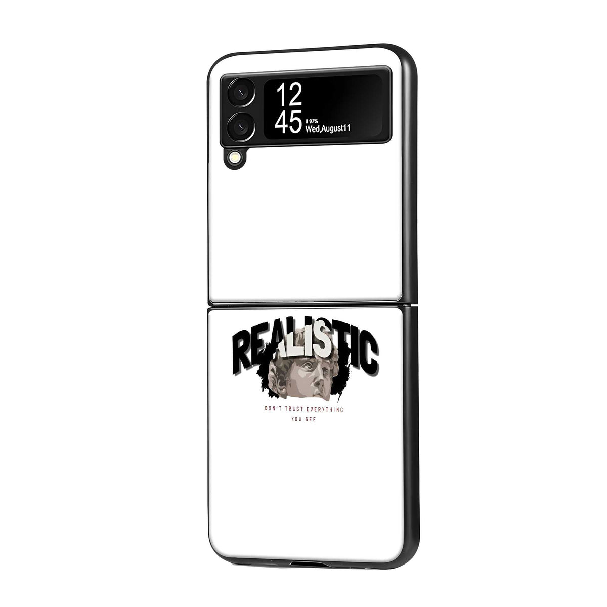 Realistic Samsung Z Flip Glass Case Main image