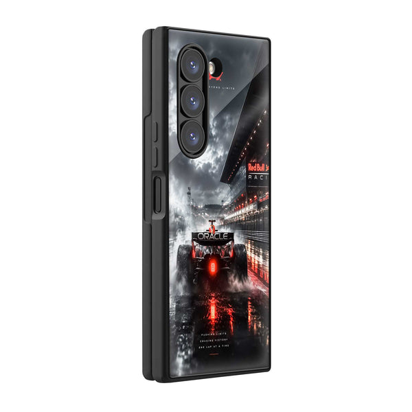 Red Bull Racing Storm Samsung Z Fold Glass Case