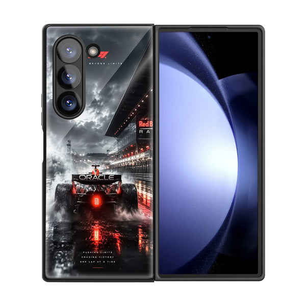 Red Bull Racing Storm Samsung Z Fold Glass Case