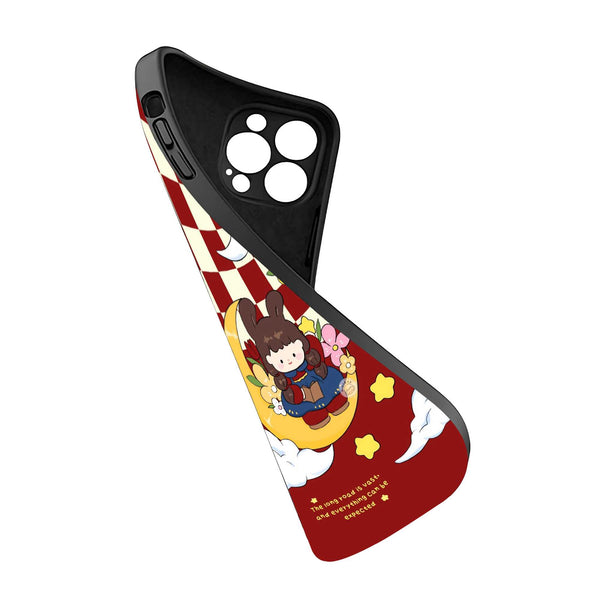 Red Check Dream Silicone Case