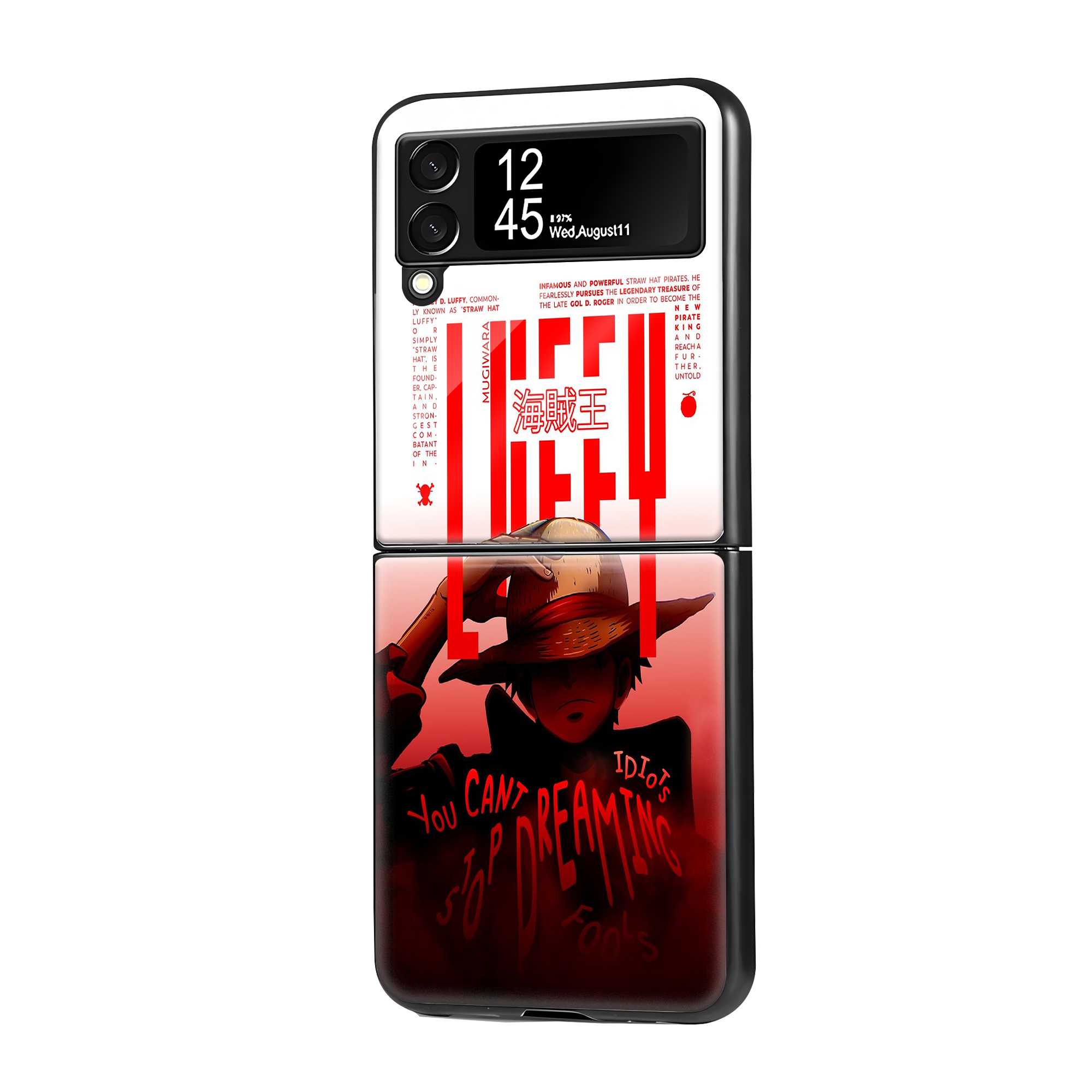 Red Dawn Samsung Z Flip Glass Case