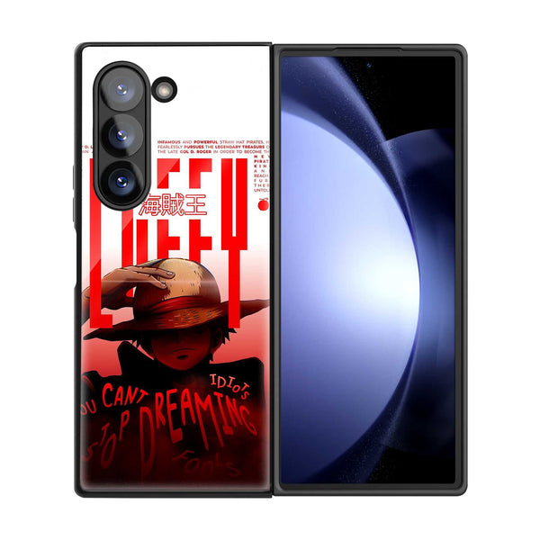 Red Dawn Samsung Z Fold Glass Case