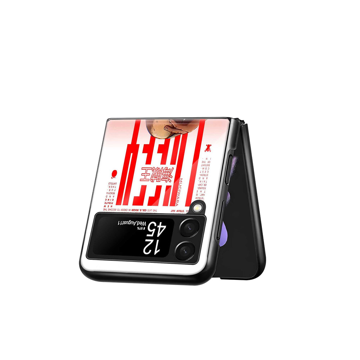 Red Dawn Samsung Z Flip Glass Case